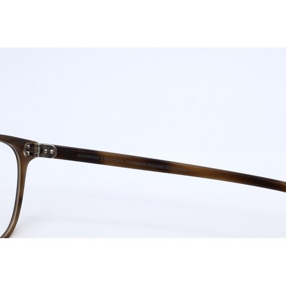 New Pro-Design Denmark 4789 5522 Havana Square Eyeglasses Clear Lenses 52mm - Picture 5 of 7